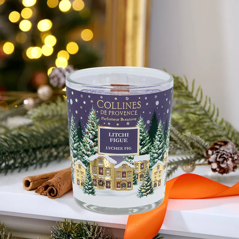 コリンヌ・ド・プロヴァンス/クリスマス キャンドル ライチフィグ　180g