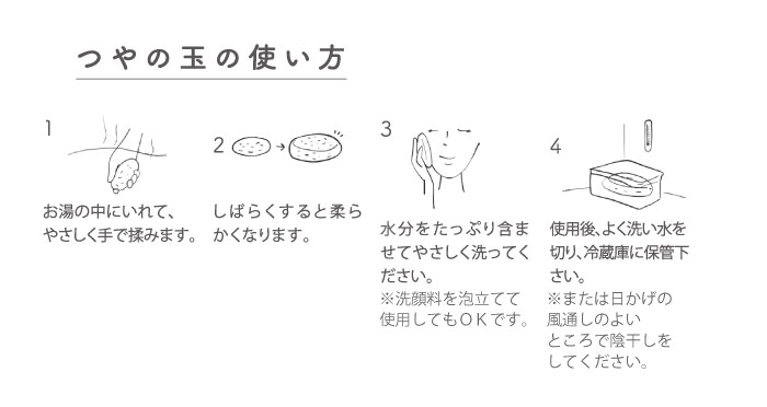 つやの玉使い方