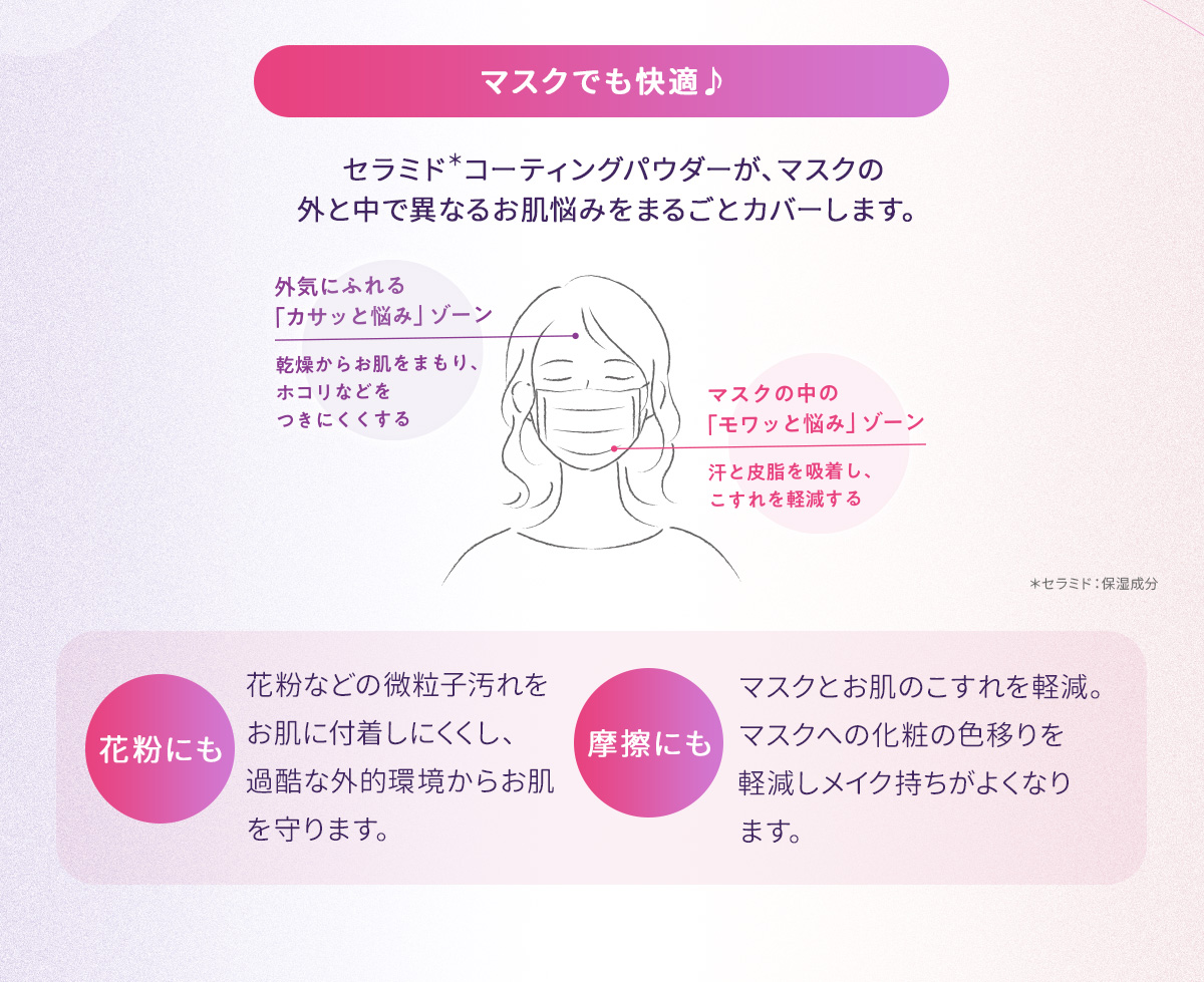 3つの植物由来成分がエモ肌をサポート
