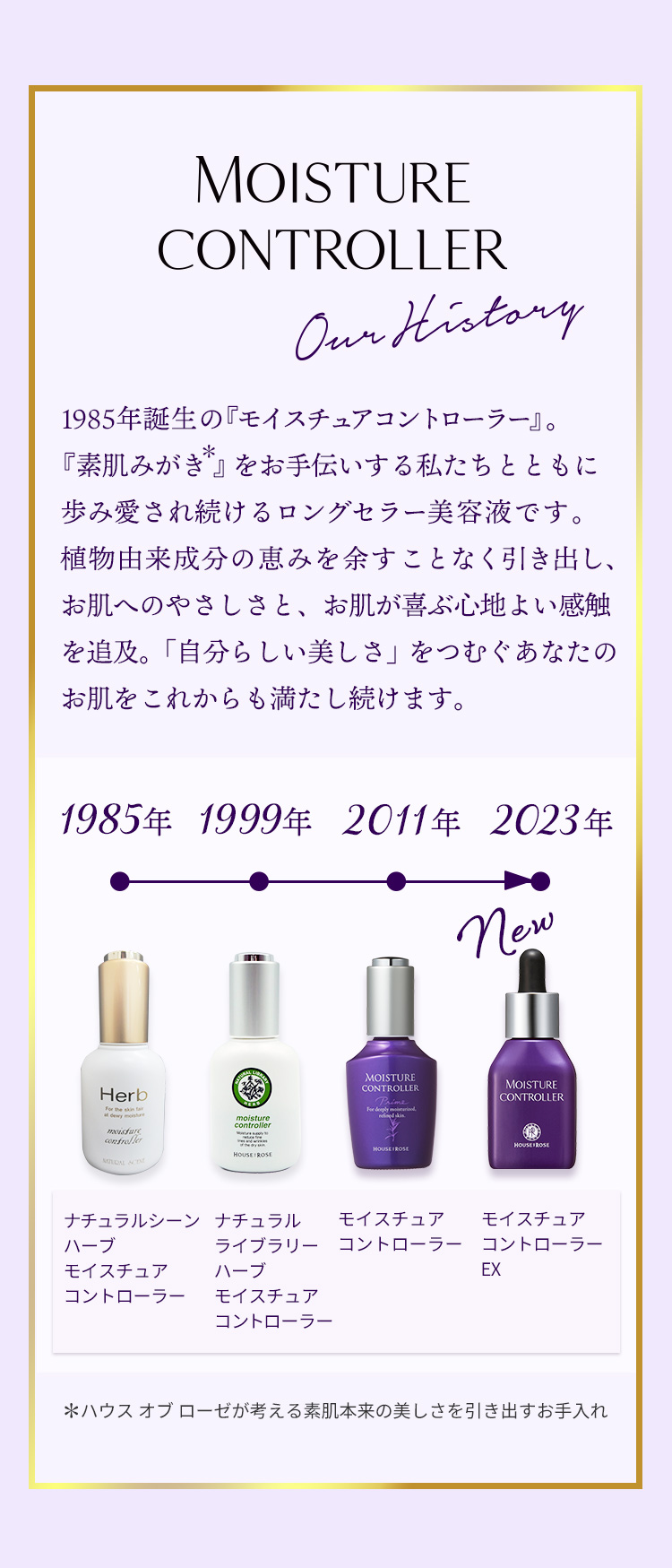 ハウスオブローゼ　モイスチュアコントローラー　60ml