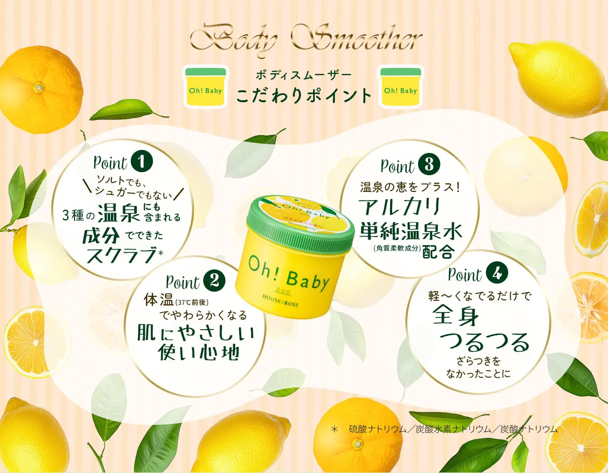 ボディスムーザーの こだわりポイント