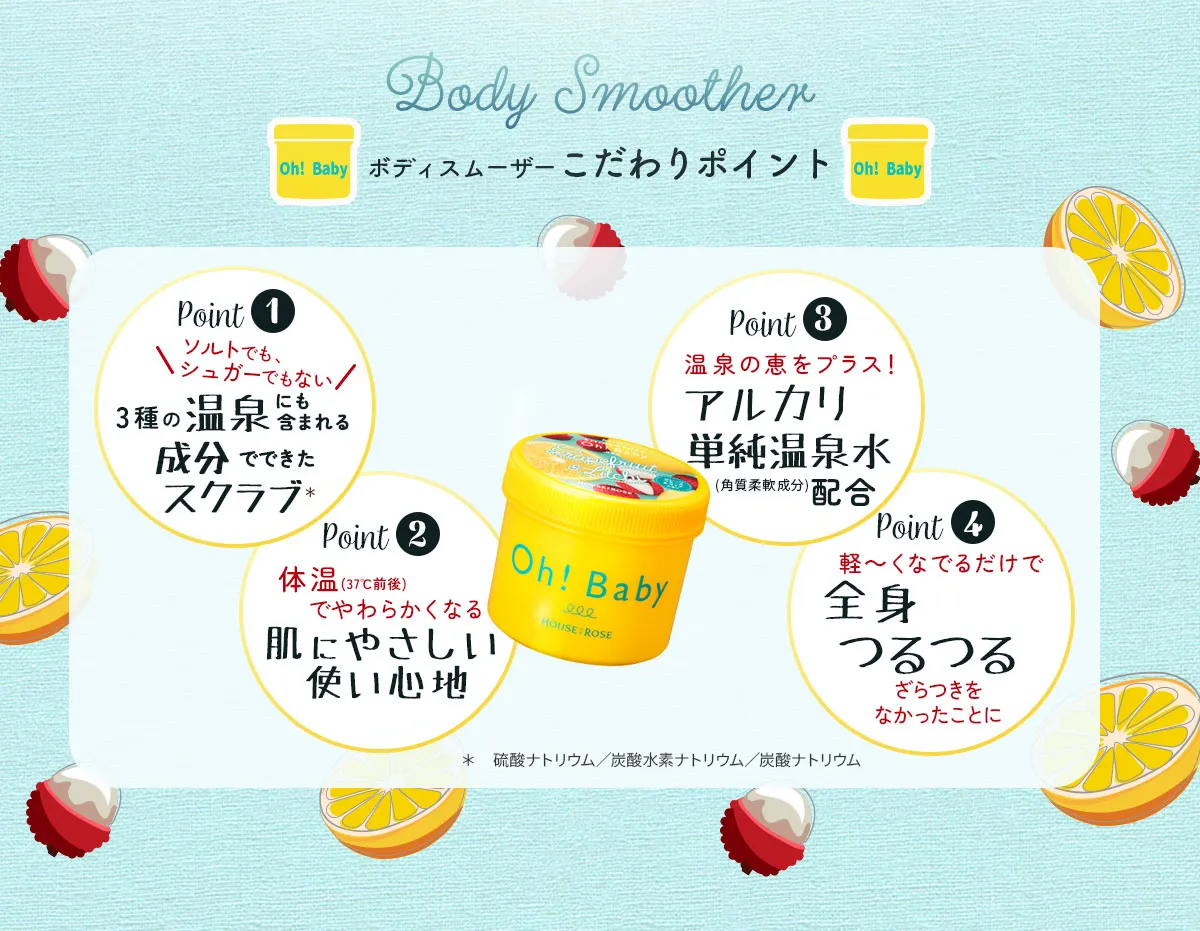 ボディスムーザーの こだわりポイント