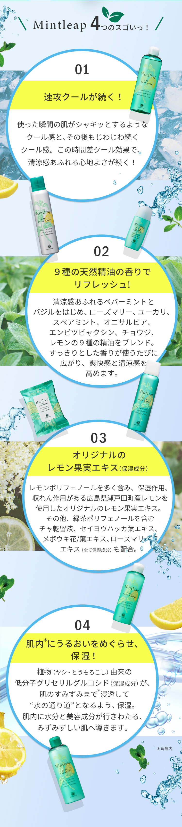 ミントリープ 4つのすごい