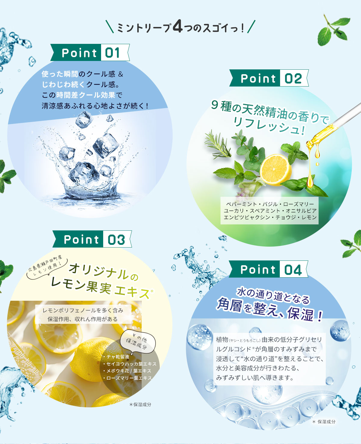 ミントリープ 4つのすごい