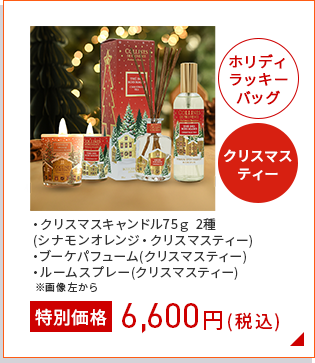 ホリデーラッキィバッグクリスマスティー