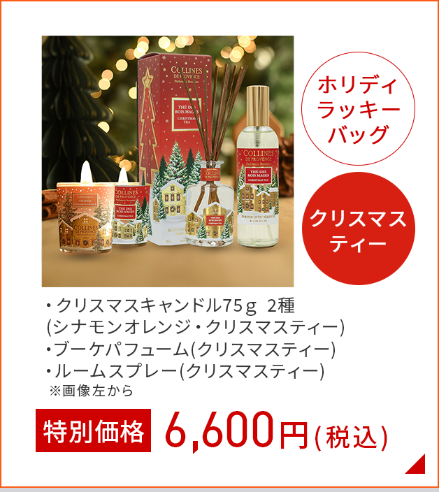 ホリデーラッキィバッグクリスマスティー