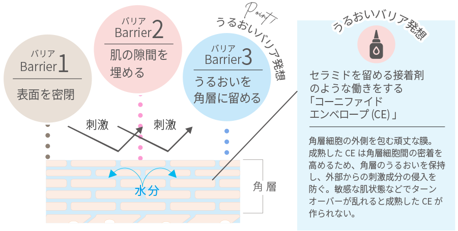 うるおいバリア発想イメージ図