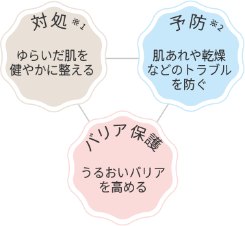 3つのアプローチイメージ図