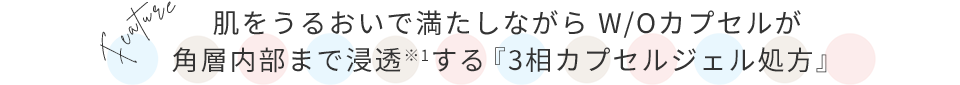 3相カプセルジェル処方