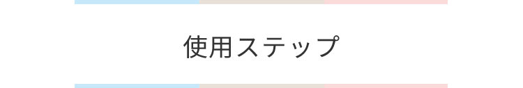 バリアライズライン使用ステップ