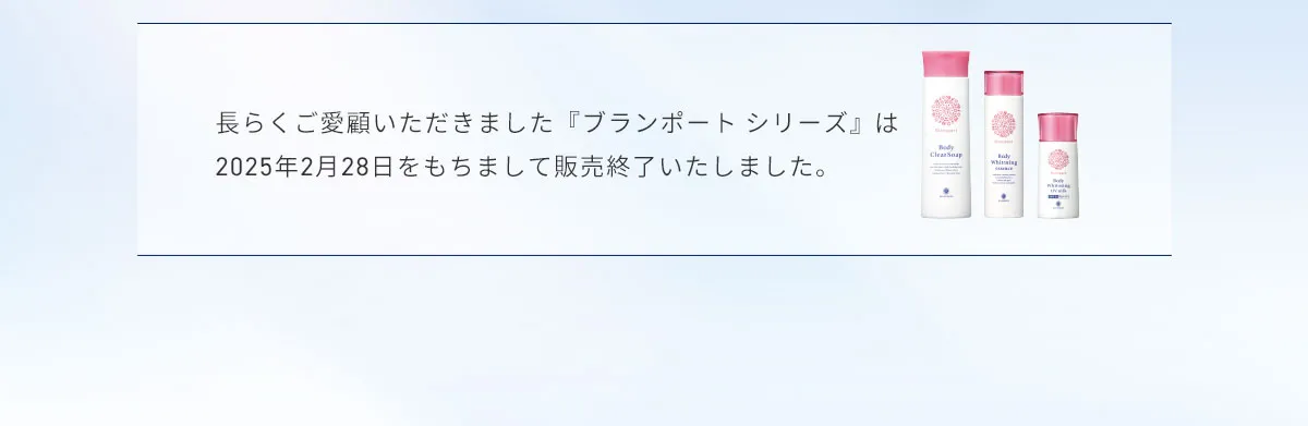 ブランポート終了