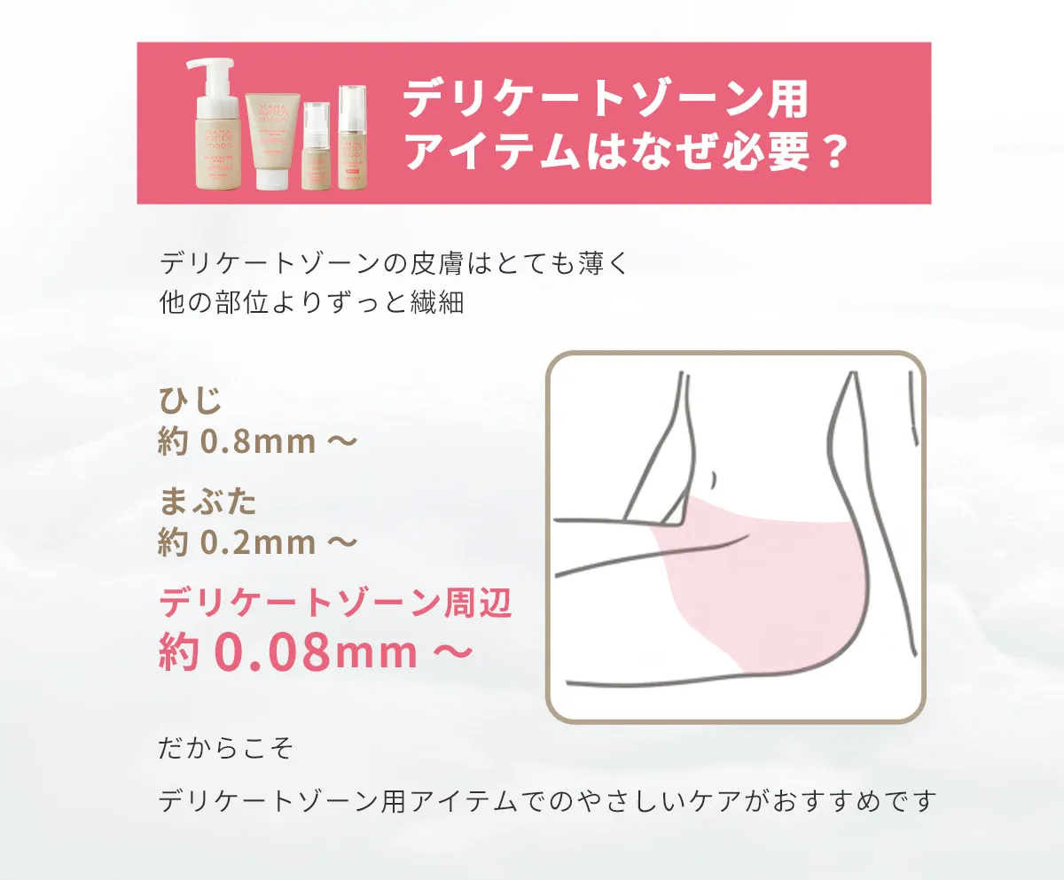 デリケートゾーン用アイテムはなぜ必要？