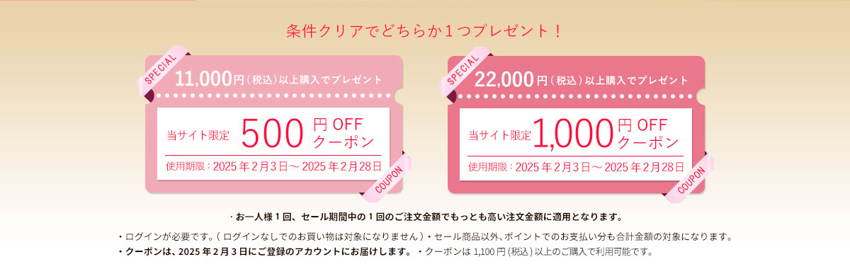 500円オフクーポンプレゼント