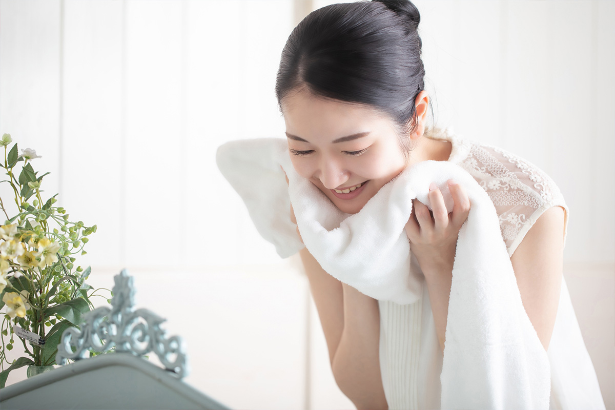 毎日の洗顔で肌をリセット