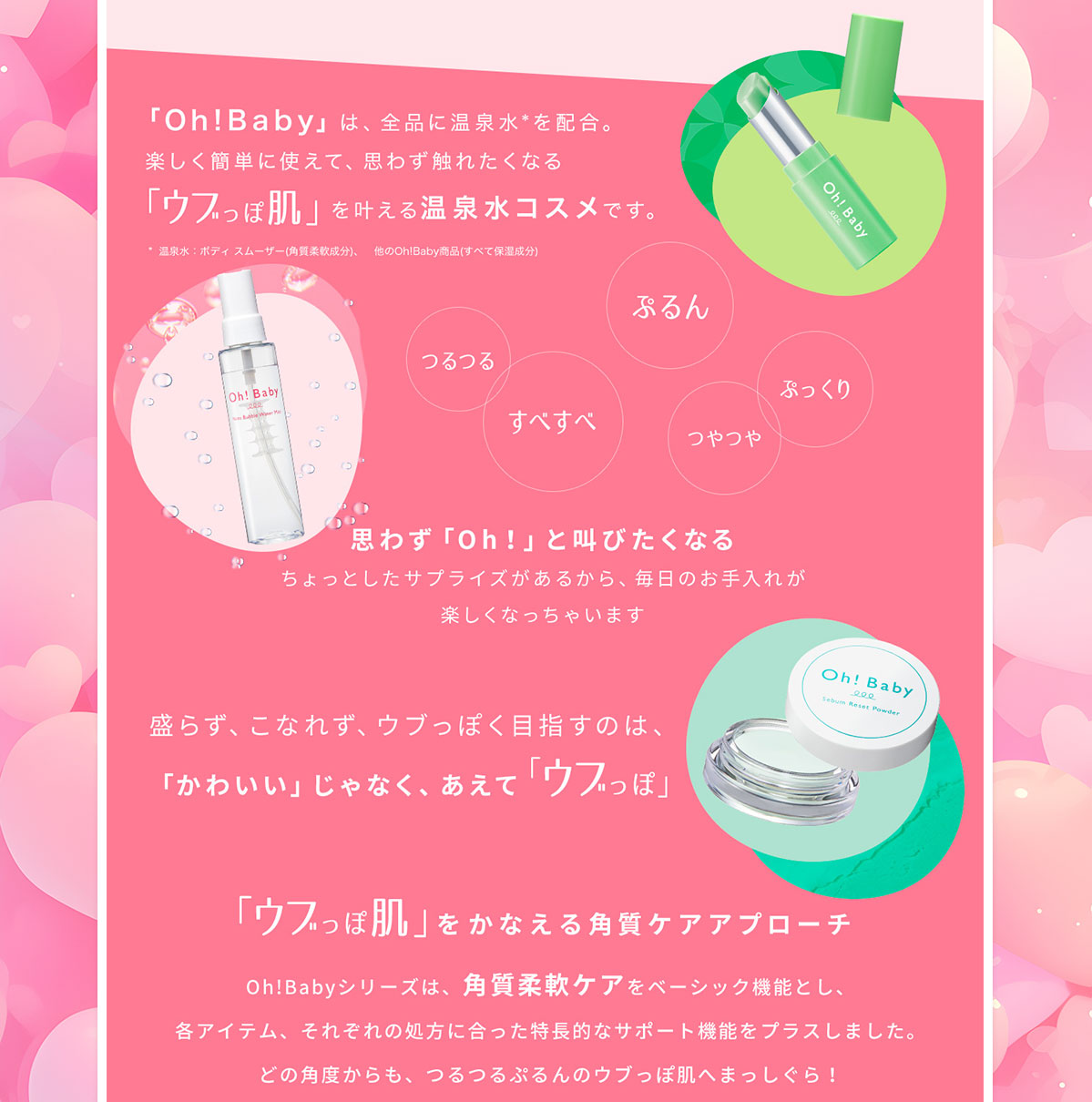 温泉水コスメ