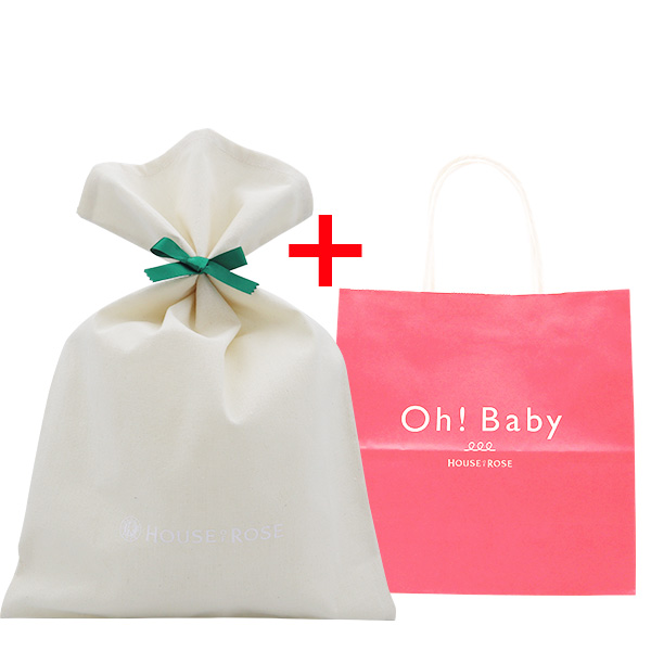 布製ギフト袋(L)（ラッピング無し）＋Oh!Baby ショッピングバッグ